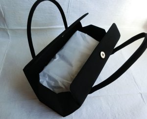 画像4: かぶせ型バッグ（ブラックフォーマル）